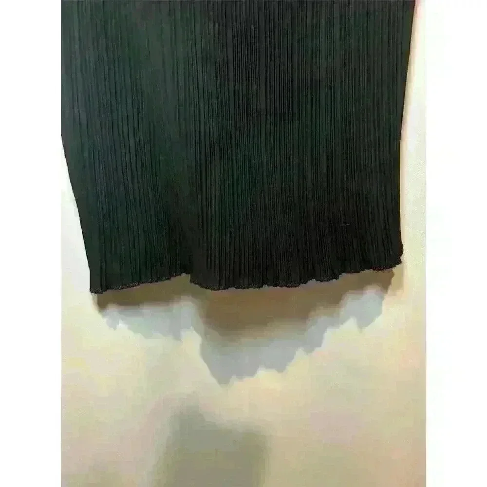 Good American Women's Black Ribbed Maxi Slip Dress Size 00 - Picture 3 of 14